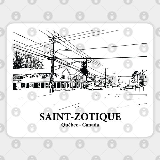 Saint-Zotique - Québec Magnet by Lakeric